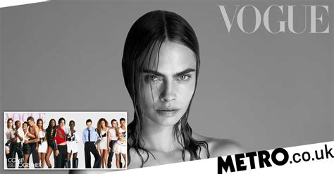 cara delevingne naked|Cara Delevingne poses topless in Vogue and talks fight for.